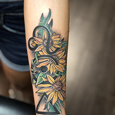 infinite,electric,tattoo,shop,dennis,pase,american,traditional,japanese,energy,skeleton,floral,rose,flowers,